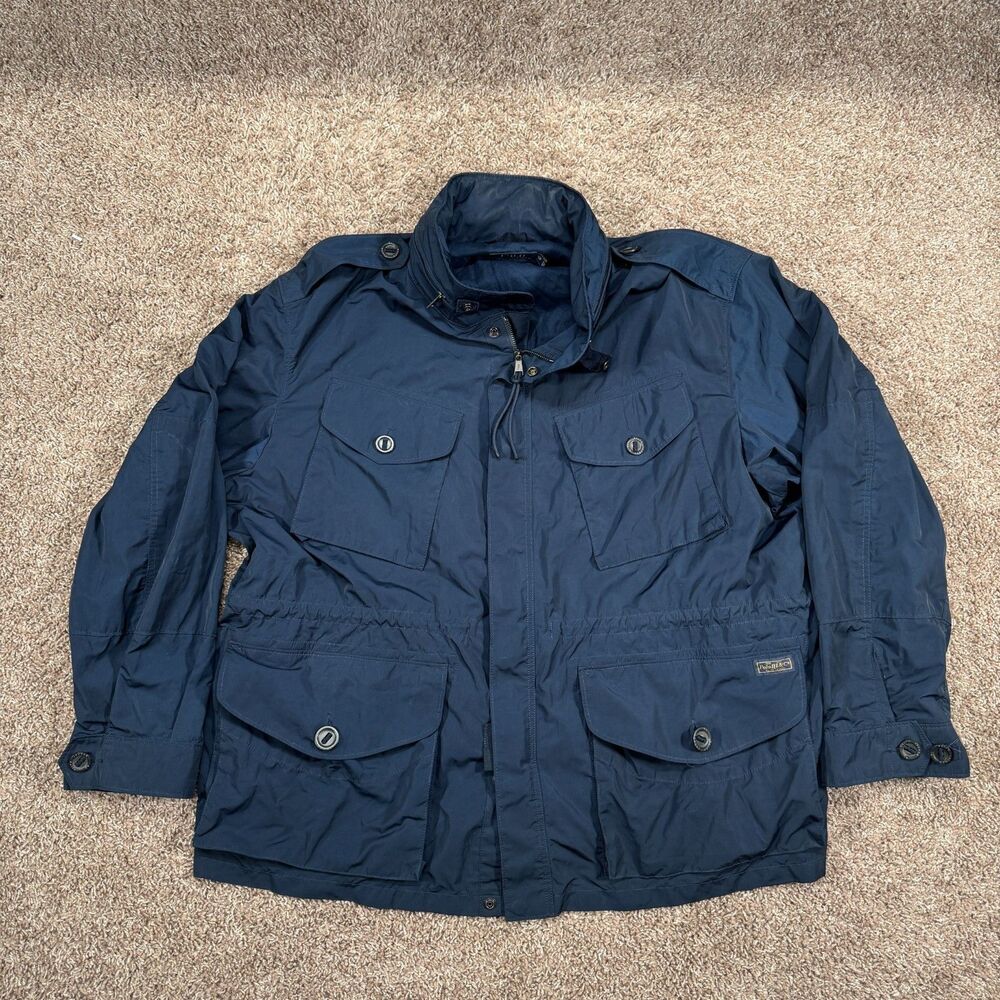 Polo Ralph Lauren Jacket Mens 4XB Navy Down Military/Combat/Field Jacket